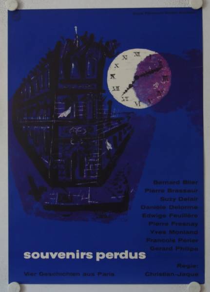 Vergessene Souvenirs originales deutsches Filmplakat (R57)